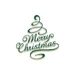 (image for) A Swirly Tree Merry Christmas